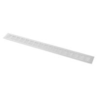 Решетка вентиляционная 600х60мм серебро алюминий AKS