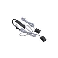 Выключатель бесконтактный на преграду, двойной, накладной, 12/24V, 60W/100W, черный, AKS