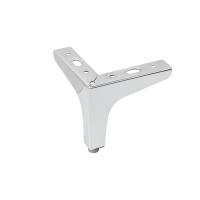 Опора меб. мет. h100 угловая хром AKS