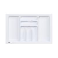 Лоток для столовых приборов 700 TR-02 (640～580*430～390*55), белый AKS