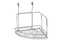 Корзина на трубу d16 угловая одинарная большая CWJ201 хром AKS