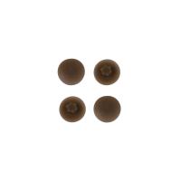 Заглушка пластик d5 коричневый темный (13) PL (упак.-0,2тыс.шт.)
