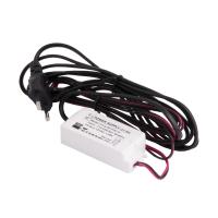 Блок питания Ultra 15W/12V с вилкой и миниконнектором (по 2 м), AKS