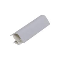 Угол универсальный 90 к цоколю мебельному ПВХ h=100 светло-серый РФ