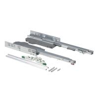 Направляющая скрытого монтажа L-550 push to open + доводчик ДСП до18mm с замками AKS SMART полное выдвижение