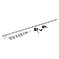 Замок для выдвижных 3-х ящиков механический центральный 288/500, черный, AKS