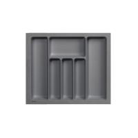 Лоток для столовых приборов 700 TR-04 (635～590*485～440*55), графит AKS