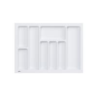 Лоток для столовых приборов 800 TR-04 (735～690*485～440*55), белый AKS