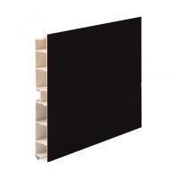 Цоколь мебельный ПВХ h=150 чёрный L=4000мм, РФ