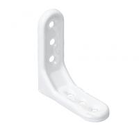 Полкодержатель мет. MONO 100*100*1.2, белый AKS