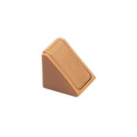 Уголок пластиковый одинарный с крышкой совместно ольха -10- (уп/20шт) AKS