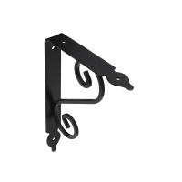 Полкодержатель мет. MELODY 190*140, черный AKS