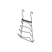 Корзина на трубу d16 для крышек CWJ204A черный AKS