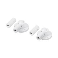 Заглушки (крепления) к светодиодной веревке, d20, тип 3 (1 компл = 2шт.), белый, AKS