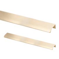 Ручка меб. накладная алюм. MONBLAN 740/800 брашированное золото, AKS