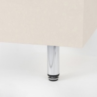 Опора меб. мет. D-100 h100 с регул. хром AKS — купить мебельную фурнитуру в Санкт-Петербурге | AKS мебель
