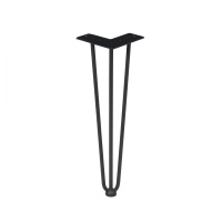 Опора меб. FLASH h410, черный AKS — купить мебельную фурнитуру в Санкт-Петербурге | AKS мебель
