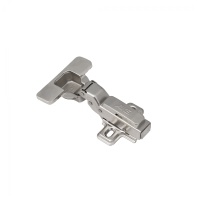 Петля полунакладная с доводчиком 48мм h2 clip-on AKS (саморезы, заглушки) — купить мебельную фурнитуру в Санкт-Петербурге | AKS мебель
