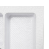 Лоток для столовых приборов 500 TR-04 (435～385*485～440*55), белый AKS — купить мебельную фурнитуру в Санкт-Петербурге | AKS мебель
