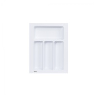 Лоток для столовых приборов 400 TR-03 (320～260*430～390*55), белый AKS — купить мебельную фурнитуру в Санкт-Петербурге | AKS мебель
