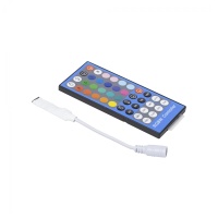 Контроллер для светодиодной ленты RGBW, с пультом, 12/24V, 192W/384W, AKS — купить мебельную фурнитуру в Санкт-Петербурге | AKS мебель
