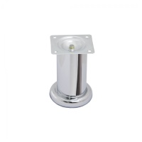 Опора меб. мет. TB019 (B140) d50 h100 хром AKS — купить мебельную фурнитуру в Санкт-Петербурге | AKS мебель
