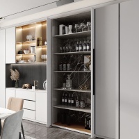 Комплект фурнитуры правый для шкафной складной-сдвижной двери Pocket door right — купить мебельную фурнитуру в Санкт-Петербурге | AKS мебель
