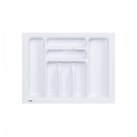 Лоток для столовых приборов 600 TR-02 (540～485*430～390*55), белый AKS — купить мебельную фурнитуру в Санкт-Петербурге | AKS мебель
