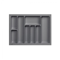 Лоток для столовых приборов 800 TR-04 (735～690*485～440*55), графит AKS — купить мебельную фурнитуру в Санкт-Петербурге | AKS мебель
