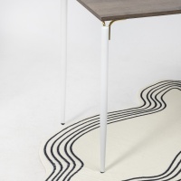 Опора меб. DIANA h725, белый матовый/золото (1 упак. = 4 шт.) AKS — купить мебельную фурнитуру в Санкт-Петербурге | AKS мебель
