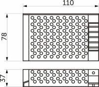 Блок питания Indoor 60W/12V, AKS — купить мебельную фурнитуру в Санкт-Петербурге | AKS мебель
