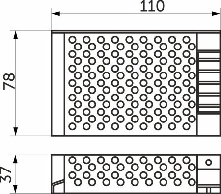 Блок питания Indoor 60W/12V, AKS — купить мебельную фурнитуру в Санкт-Петербурге | AKS мебель
