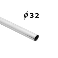 Труба d32 L-3000 (1,80кг/1,0мм), хром AKS — купить мебельную фурнитуру в Санкт-Петербурге | AKS мебель
