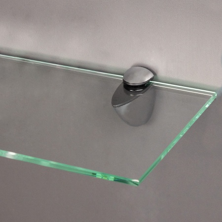 Полкодержатель PELIKAN малый мат. хром AKS — купить мебельную фурнитуру в Санкт-Петербурге | AKS мебель
