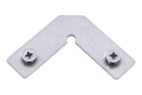 Соединитель угловой к профилю Z-1 в компл. с винтами (K-1) — купить мебельную фурнитуру в Санкт-Петербурге | AKS мебель
