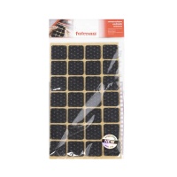 Подкладка самоприлипающая фетровая прорезиненная 20 х 20мм (1упак.=28шт), черная, Folmag — купить мебельную фурнитуру в Санкт-Петербурге | AKS мебель
