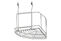 Корзина на трубу d16 угловая одинарная большая CWJ201 хром AKS — купить мебельную фурнитуру в Санкт-Петербурге | AKS мебель

