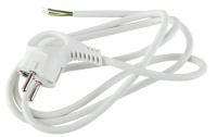 Шнур соединительный, с вилкой для трансформаторов мощностью до 400Вт, с заземлением, 1,5м 3х1,5, белый, ЭРА — купить мебельную фурнитуру в Санкт-Петербурге | AKS мебель

