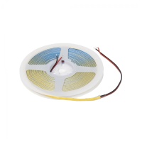 Лента светодиодная COB - 12W/m, 24V, 5мм, 400 д/м, IP20, холодный белый (6000K), узкая - 5м, AKS — купить мебельную фурнитуру в Санкт-Петербурге | AKS мебель
