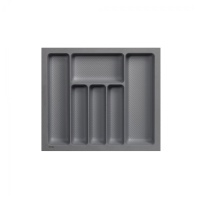 Лоток для столовых приборов 600 TR-04 (540～495*485～440*55), графит AKS — купить мебельную фурнитуру в Санкт-Петербурге | AKS мебель
