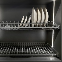 Сушка для посуды 900 FOCUS, графит PRIME by AKS — купить мебельную фурнитуру в Санкт-Петербурге | AKS мебель
