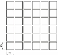 Подкладка самоприлипающая фетровая 25х25мм (1лист-36шт) серая AKS — купить мебельную фурнитуру в Санкт-Петербурге | AKS мебель
