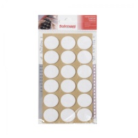 Подкладка самоприлипающая фетровая d25мм (1лист-18шт) белая Folmag — купить мебельную фурнитуру в Санкт-Петербурге | AKS мебель
