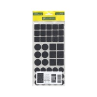 Подкладка самоприлипающая фетровая микс (d20, 20 х 20 - 15 штук d25, 25 х 25 - 6 штук) черная Pacific PC 6001 BL — купить мебельную фурнитуру в Санкт-Петербурге | AKS мебель
