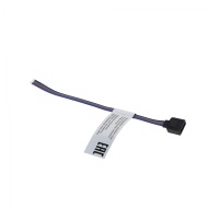 Шнур соединительный для светодиодных лент RGB и Bicolor шириной 10mm (провод - коннектор), 15 см, AKS — купить мебельную фурнитуру в Санкт-Петербурге | AKS мебель
