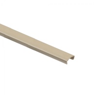 Профиль кромочный ПВХ C-16 беж (66) однотонный EL-MECH-PLAST (2,6м) — купить мебельную фурнитуру в Санкт-Петербурге | AKS мебель
