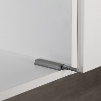 Механизм push-to-open наконечник резиновый накладной серый AKS металлический корпус — купить мебельную фурнитуру в Санкт-Петербурге | AKS мебель
