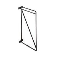 Полкодержатель мет. KOMBO 166*400 черный AKS — купить мебельную фурнитуру в Санкт-Петербурге | AKS мебель
