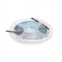 Лента светодиодная двухцветная (CCT) - 9,6W/m, 12V, 8мм, 2835, 120 д/м, IP20, тепл-холод белый, 5м, AKS — купить мебельную фурнитуру в Санкт-Петербурге | AKS мебель
