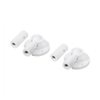 Заглушки (крепления) к светодиодной веревке, d20, тип 3 (1 компл = 2шт.), белый, AKS — купить мебельную фурнитуру в Санкт-Петербурге | AKS мебель
